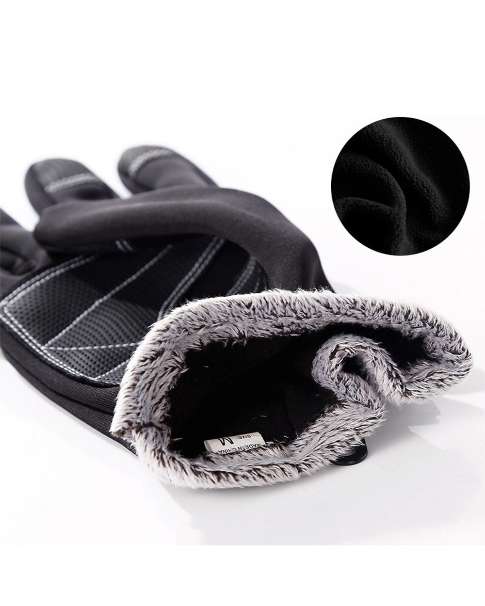 Winter Gloves For Men Plus Velvet Warm Touchscreen Cold Glove Waterproof Windproof Non-Slip Outdoor Sport Riding Womens front-4