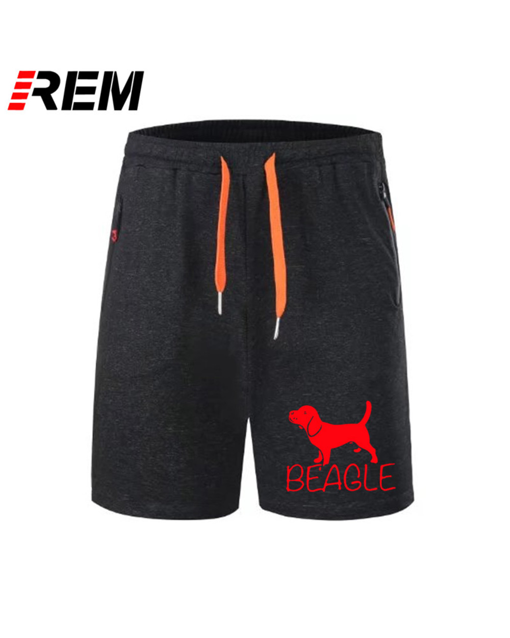 Beagle Vintage Short pants Funny Shirt For Dog Lover Crewneck Tops Cotton Plus Size panties short pants front-2
