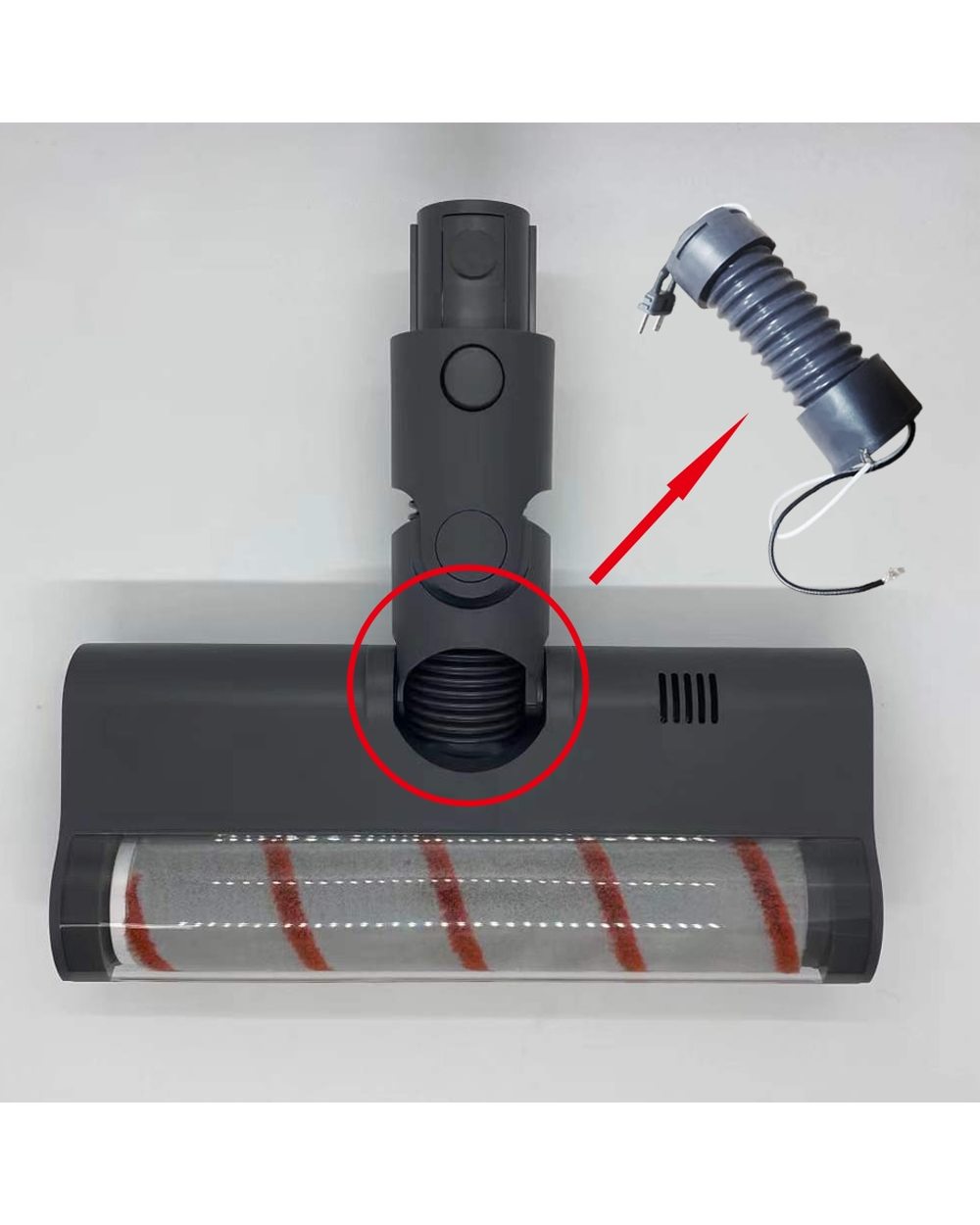 Original Dreame V11 V12 V12pro T20 T30 Handheld Vacuum Cleaner Maintenance Replacement Spare Parts Floor Brush Live Hose front-5