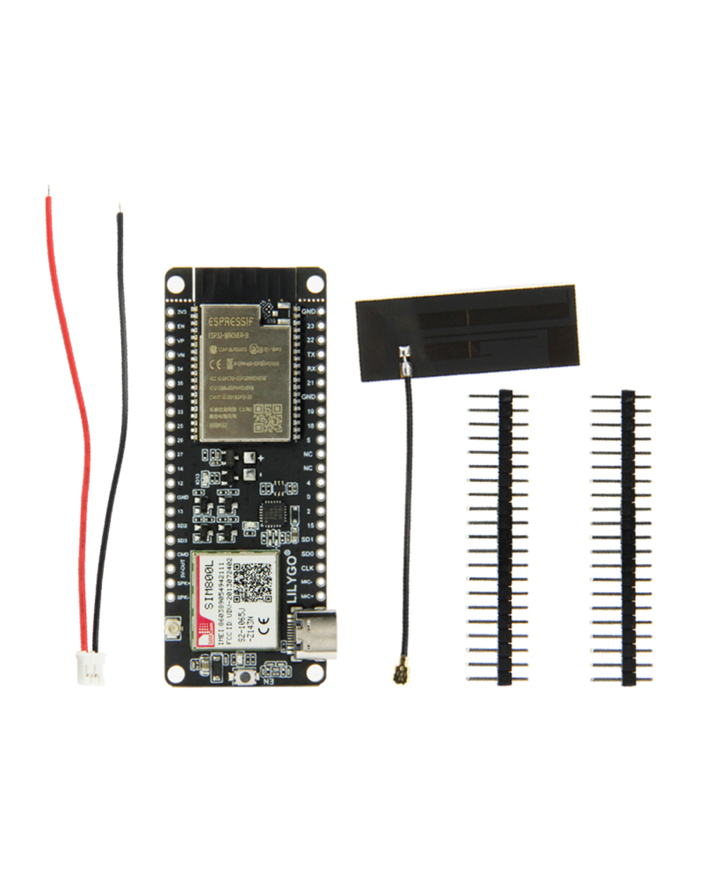 Lilygo Ttgo T-Call V1.4 / V1.5 Esp32 Wireless Module Sim Antenna Sim Card Sim800l Module front-2