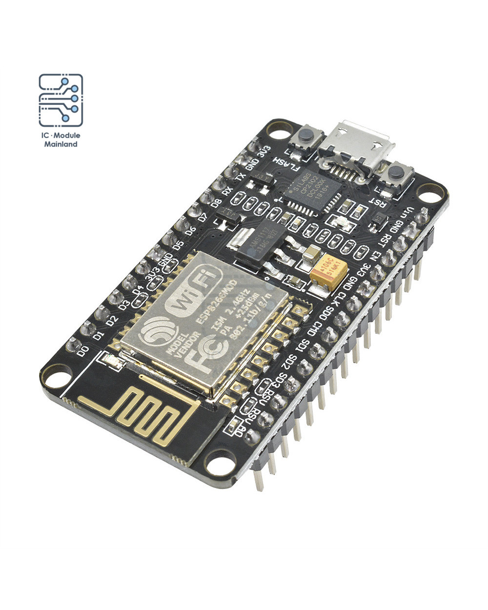 Ch340 Cp2102 Wireless Development Board Module Nodemcu Lua V3 V2 Wifi Blackboard Usb Port Esp8266 Esp-12E For Arduino front-4