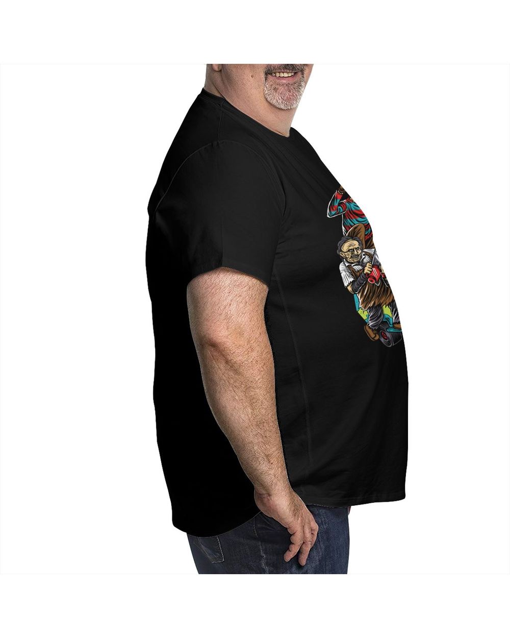 T Shirts Horror Chucky Jason Voorhees Michael Myers Clothing Big Tall Tee Shirt Plus Size 6XL T-Shirt front-3
