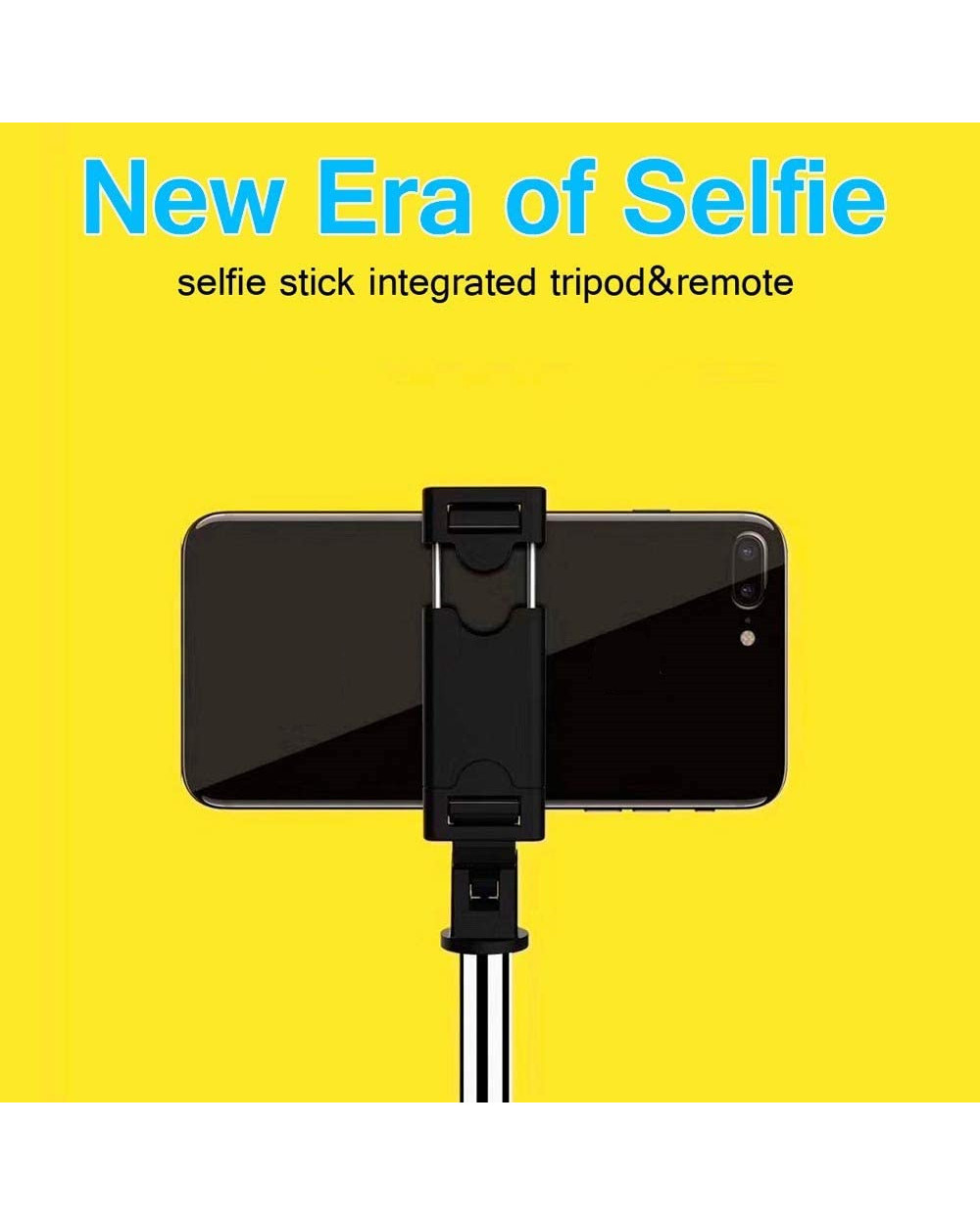 K07 Portable Wireless Bluetooth Selfie Stick With Tripod Alloy Self Selfiestick Smartphone Selfie-Stick Phone For Came front-4