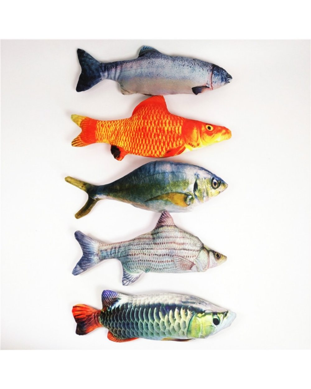 Pet Soft Electronic Fish Shape Cat Toy Electric USB Charging Simulation Fish Toys front-2