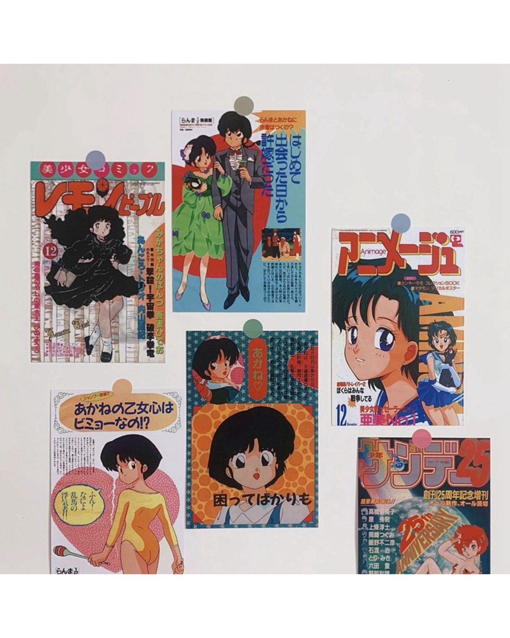 Retro Japanese Comic Oversized Sticker Room Wall Decoration Sticker Hand Account Book Card Postcard front-5