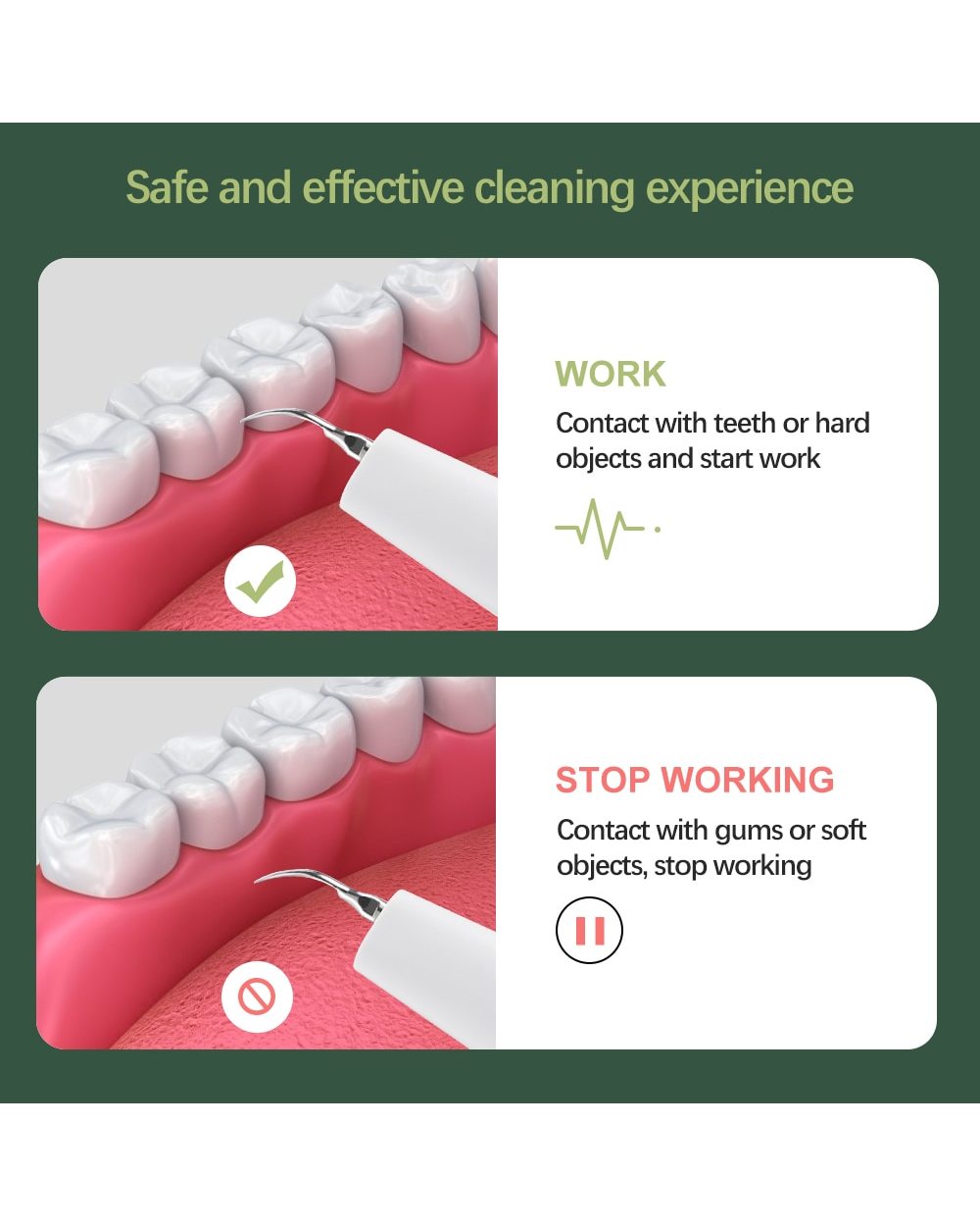 Visual Ultrasonic Dental Scaler Teeth Whitening Cleaner Dental Stone Calculus Plaque Stains Removal Tartar Scraper Oral front-1