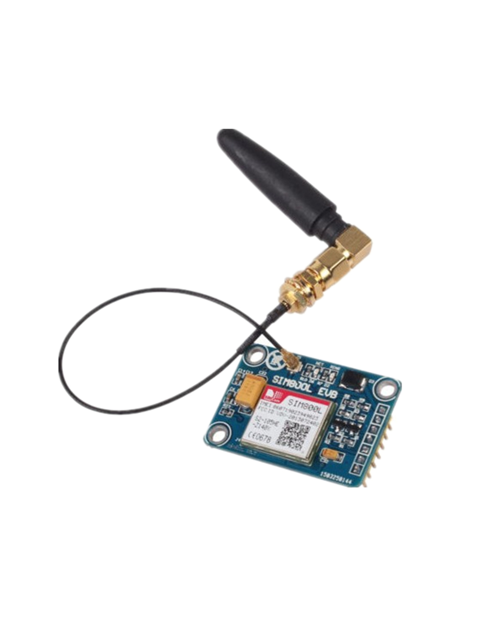 Sim800l V2.0 5V Wireless Gsm Gprs Module Quad-Band W/ Antenna Cable Cap front-0