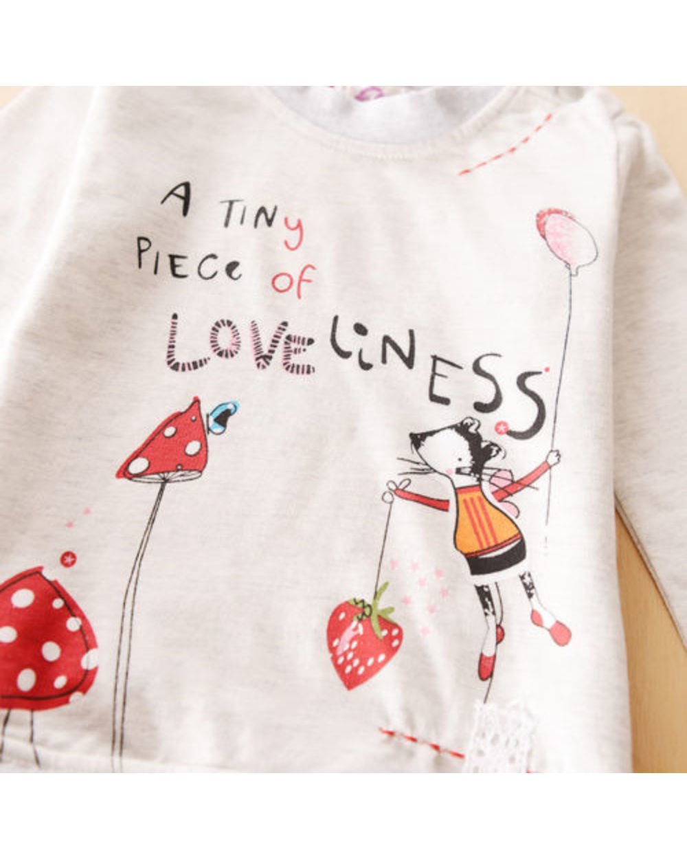 Citgeett Sppring Kids Baby Children Girls Clothing Long Sleeves Sweater + Jeans suit Cartoon Set Denim Pants Outfits front-1
