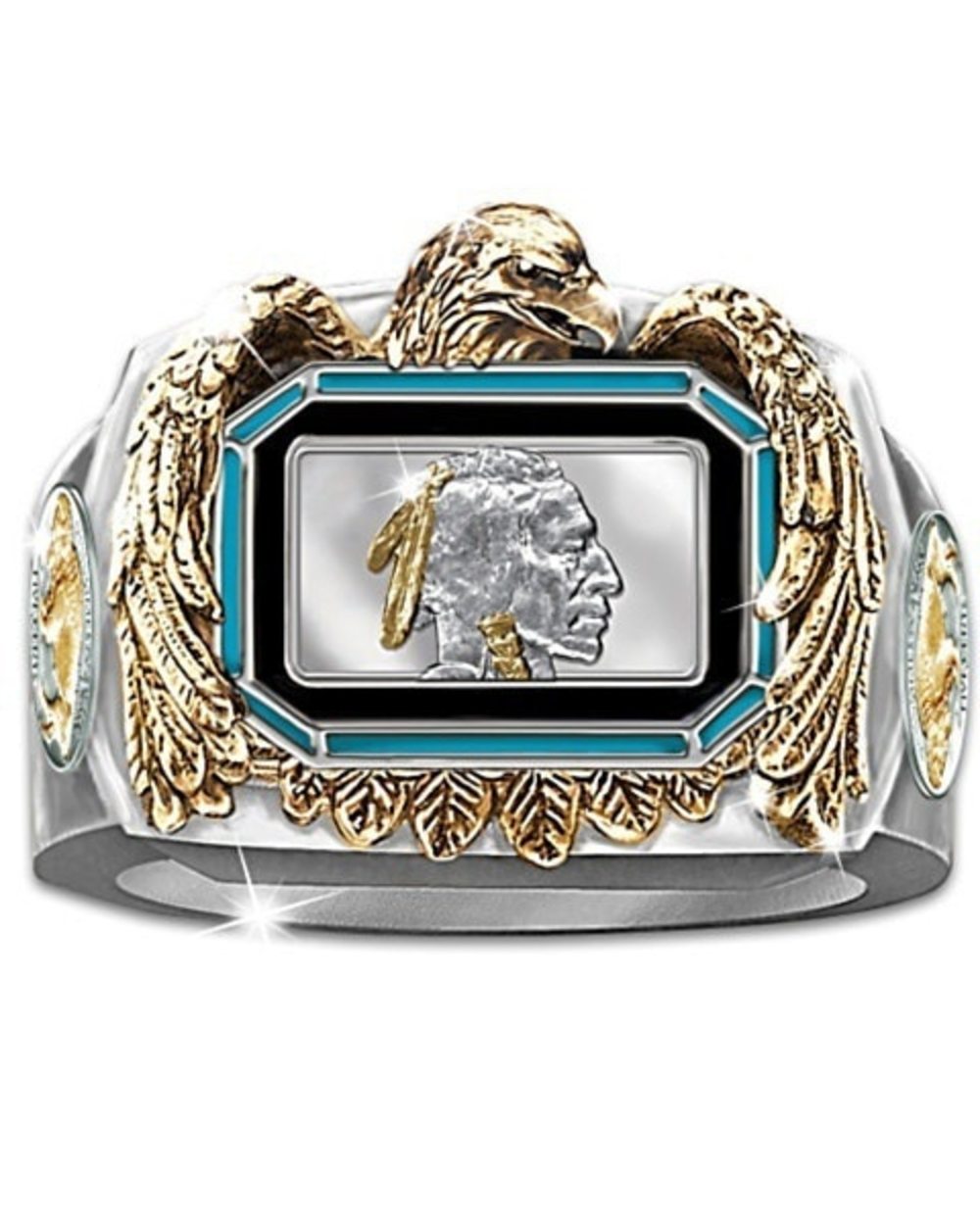 Contracted Fashion Ring Creative Gifts New Retro Luxury Elegant Men Hip Hop Marriage Engagement Finger Ring Jewelry front-1