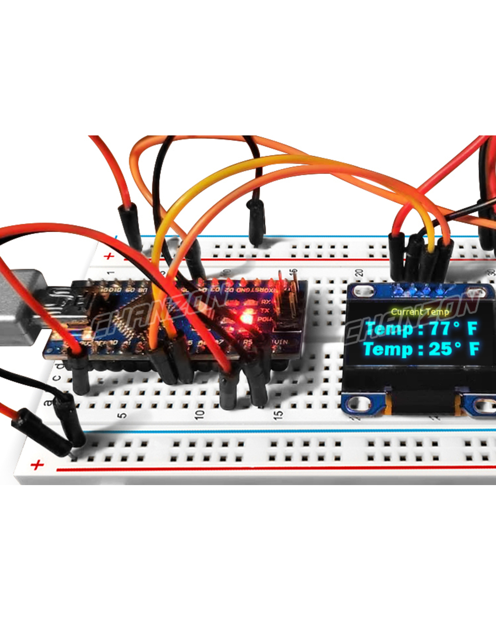 1Pc Breadboard With 400 Tie Points Bb-801 Solderless Prototype Universal Pcb Bread Board For Diy Kits Arduino Proto Ras front-5