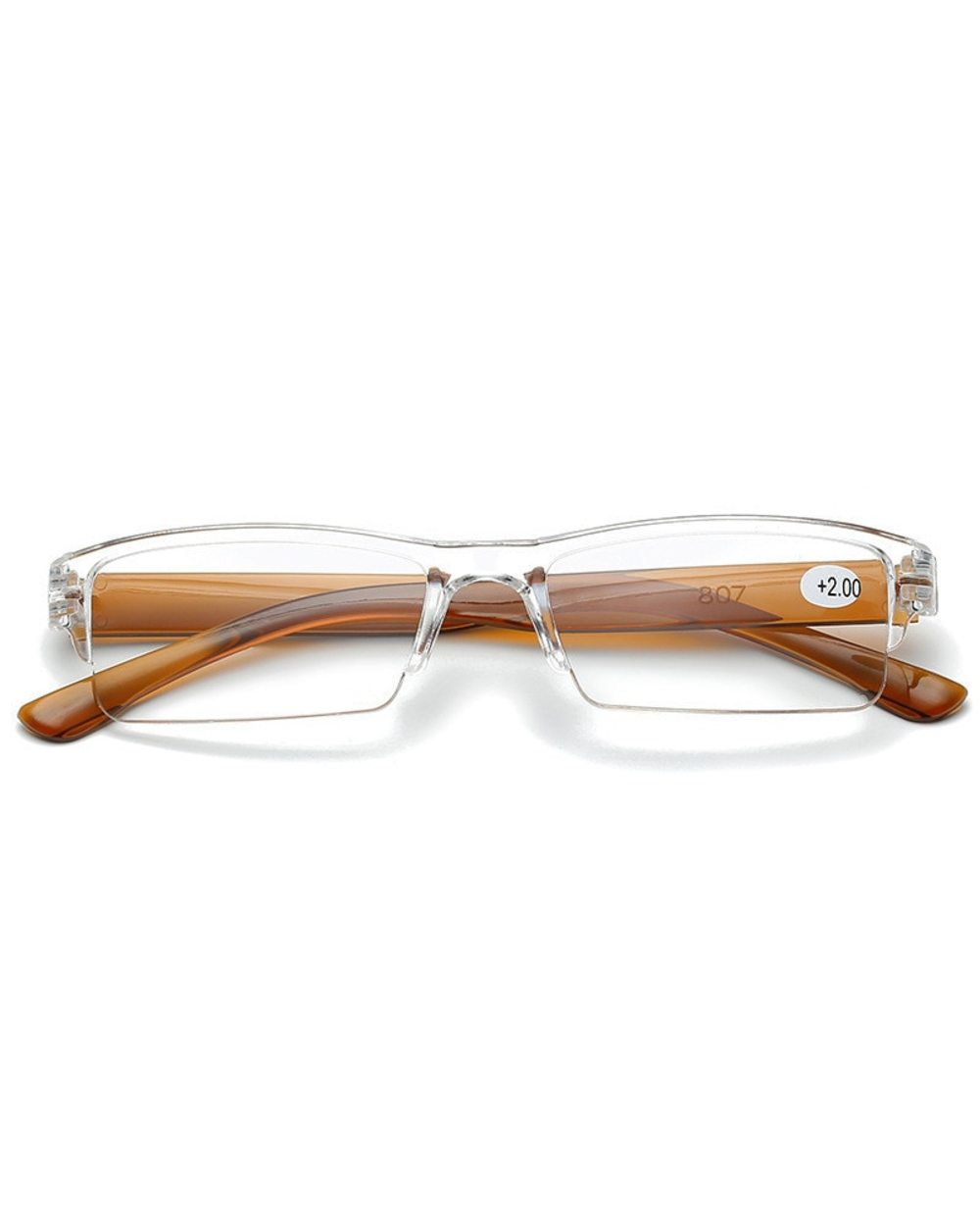 2021Presbyopic Eyewear Portable Ultralight Presbyopia Eyeglasses Square Reading Glassses For Men Women With+1+1.5+2+2. front-3