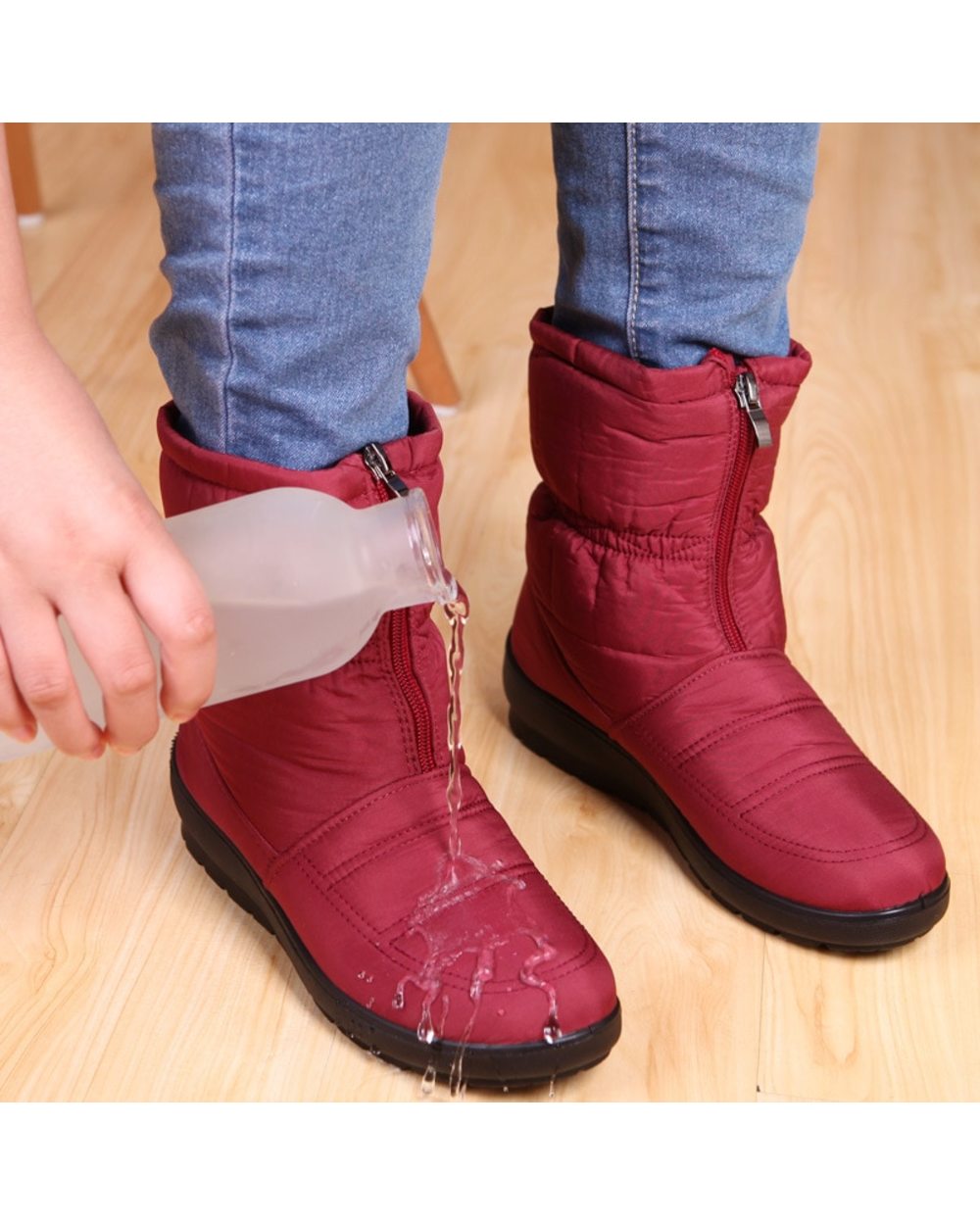 1 TRENDING WINTER 2021 PREMIUM Women's Waterproof Warm Snow Boots front-0