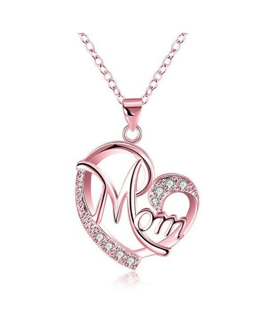Mother's Day Necklace Fashion Mom Letter Love Necklace Charms Pendant Necklace The Best Gift For Mother front-5