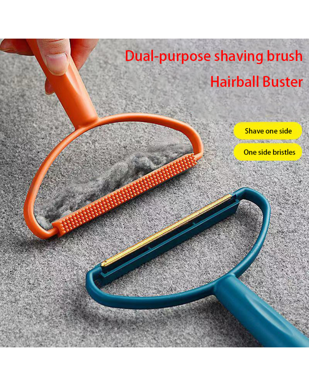Portable Lint Remover Fabric Shaver Brush front-2