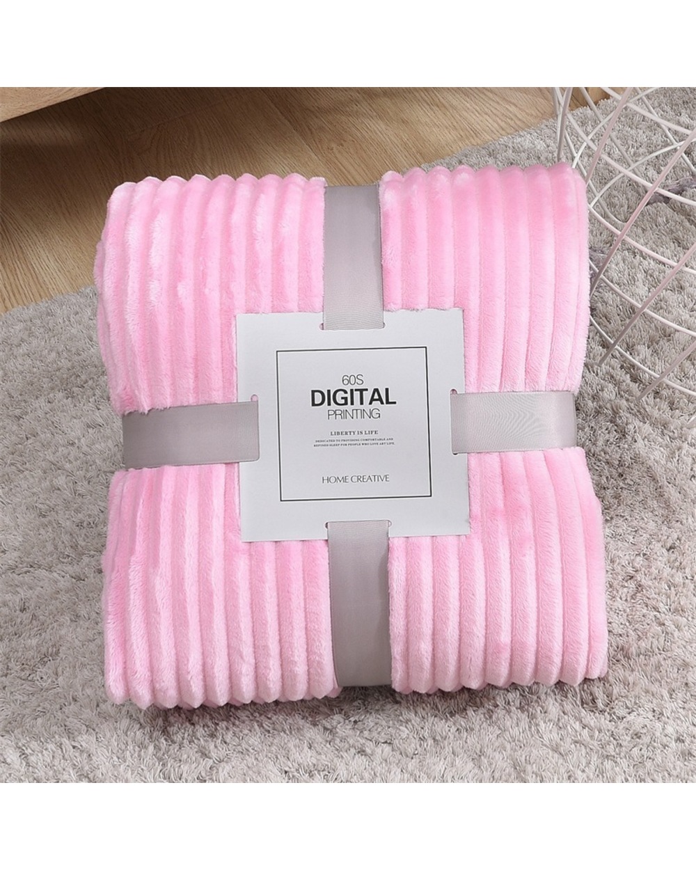 Fleece Plaid on The Sofa Soft Adult Cover Throw Winter Bed Blankets Warm Stitch Fluffy Bedspread Plaid for Sofa Bedroom front-3