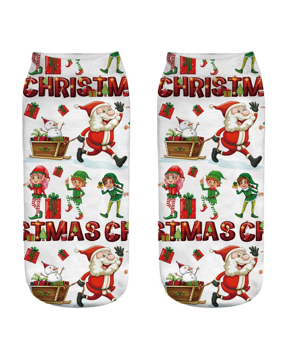Cotton Christmas Socks Christmas Decorations for Home Xmas Gifts Cristmas Decoration Noel New Year Kerst Natal 2022 front-5