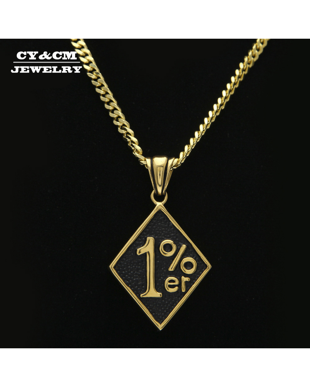Vintage 1% Necklace front-0