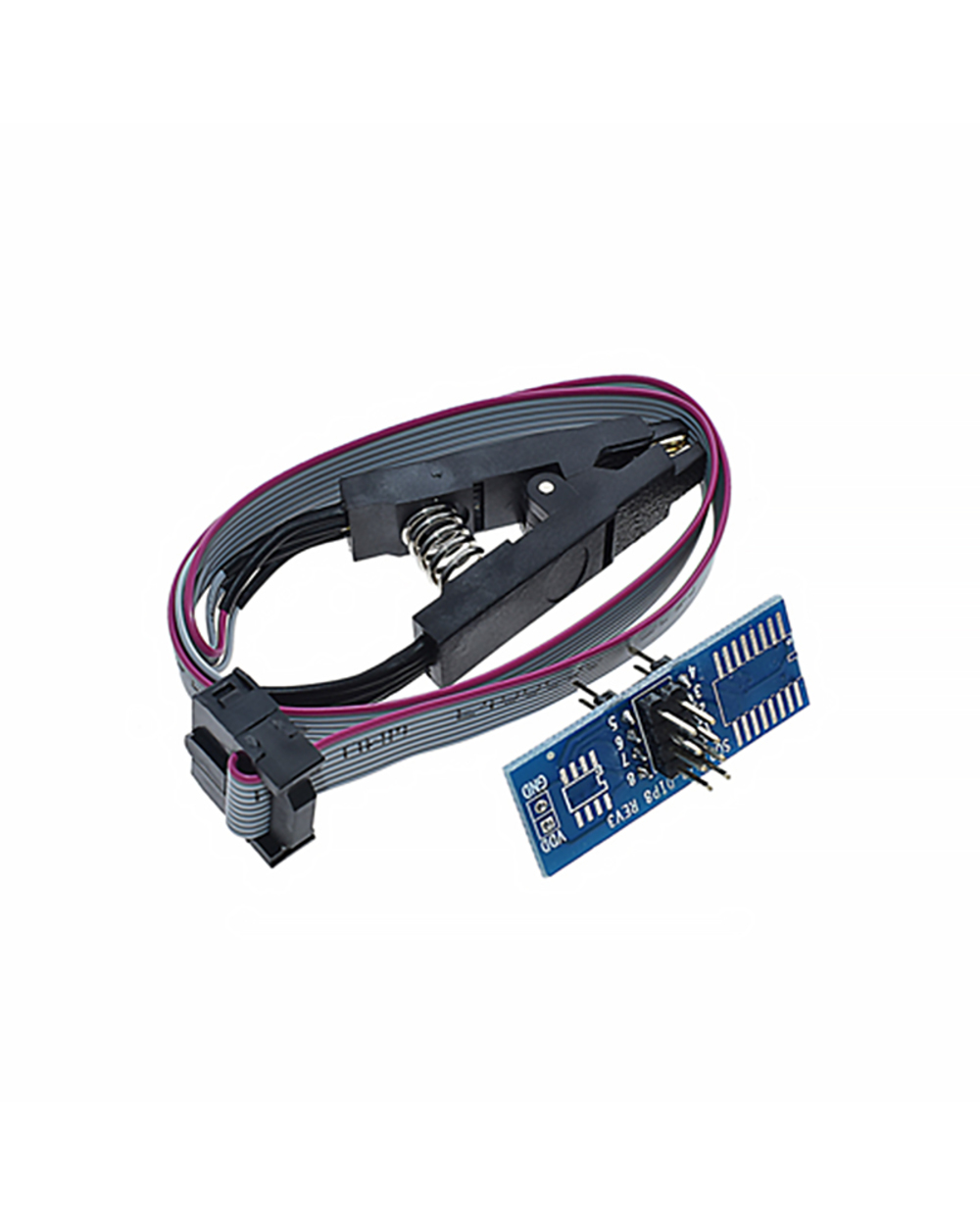 Ch341a Xtw100 24 25 Series Eeprom Flash Bios Ch341 Usb Programmer Module + Soic8 Sop8 Test Clip For Eeprom 93Cxx / 25Cx front-5