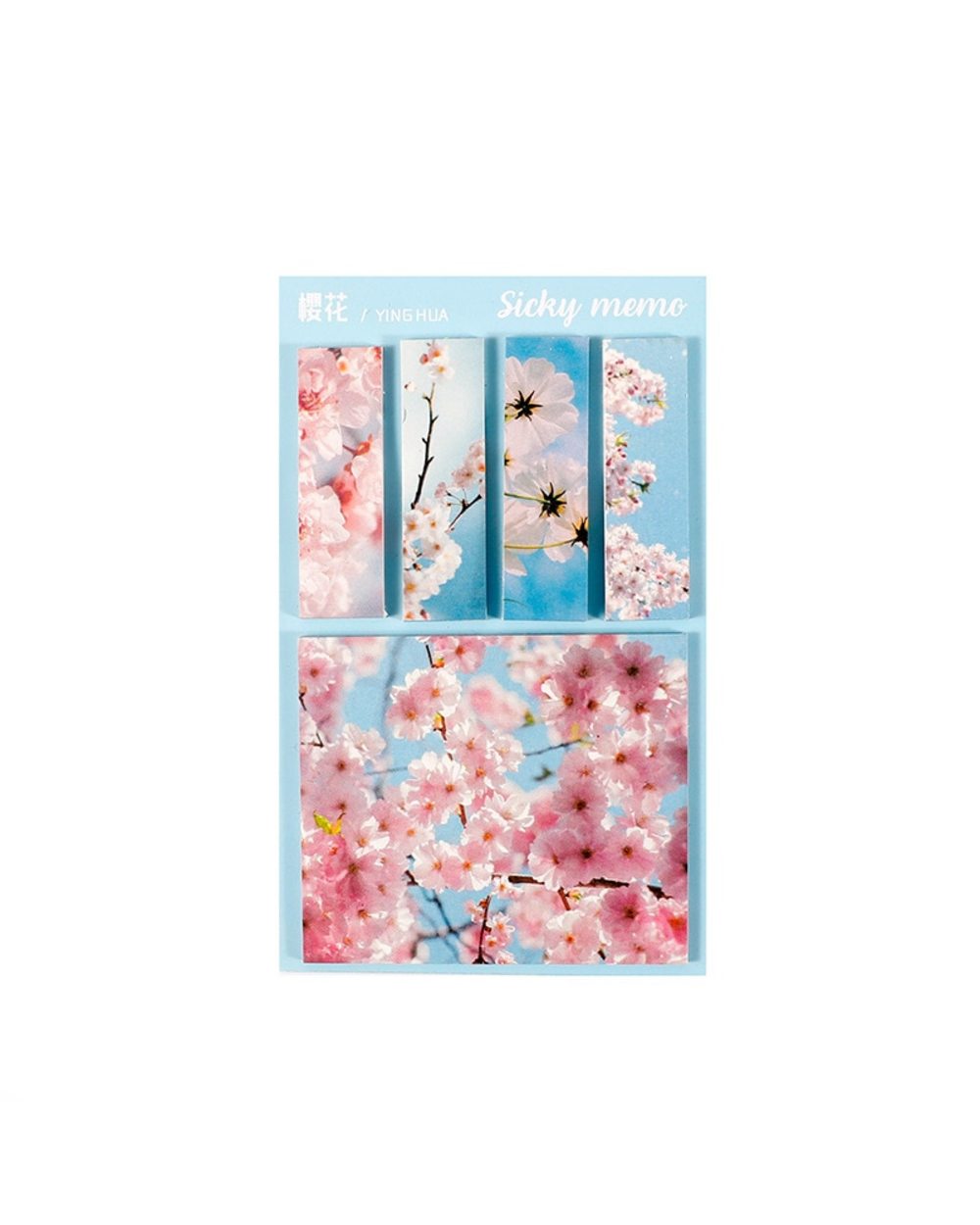 100 Pcs/lot Cherry Blossoms Dusk Sticky Notes Memo Pad Diary Stationary Flakes Scrapbook Decorative Scenery front-4