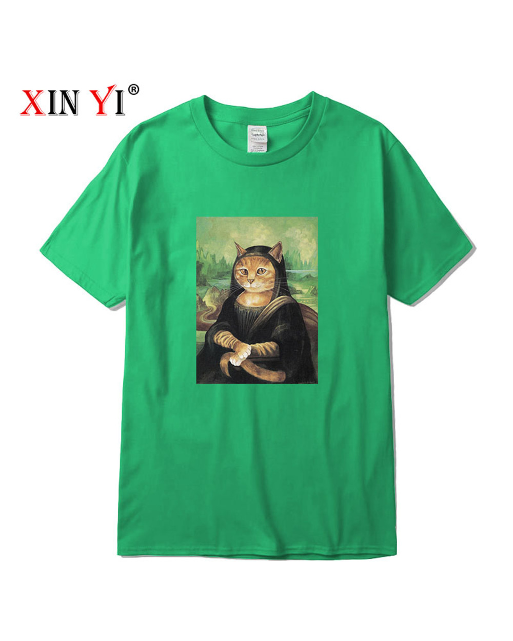 Mainecoon cat men tshirt High Quality cotton casual o-neck short sleeve t-shirt male tee tops front-2