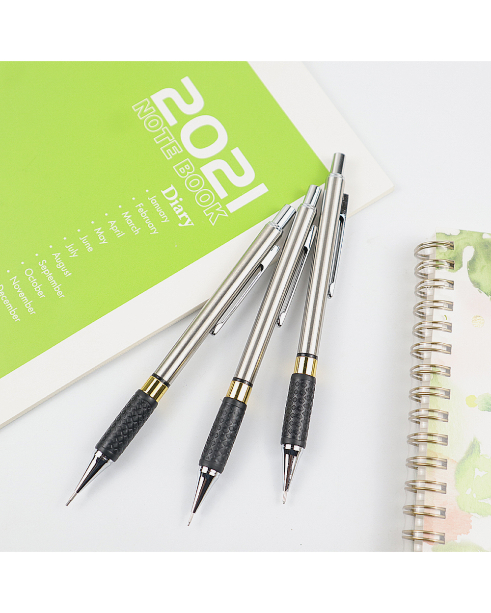 Metal Mechanical Pencil 0.5/0.7/0.9Mm High Quality Automati Pencils For Professional Painting Writing School Office Su front-0