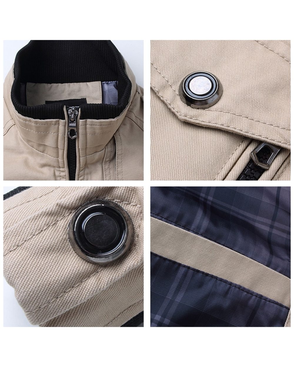 Bomber Jacket Pure Cotton Ships to: United States front-5