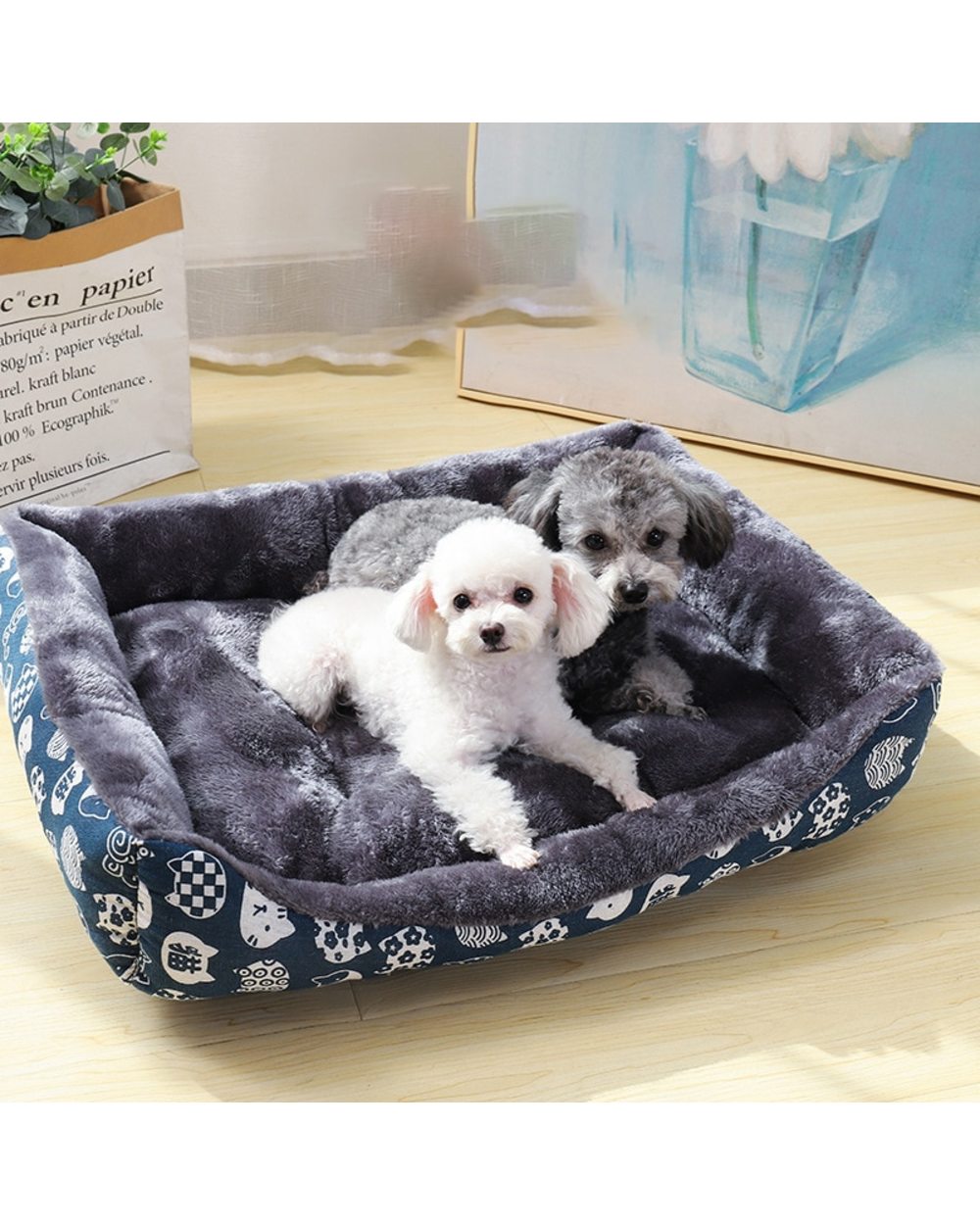 Pet Dog Bed Sofa Mats Pet Products Chiens Animals Accessories Dogs Basket Supplies of Large Small House Cushion Cat Bed front-1