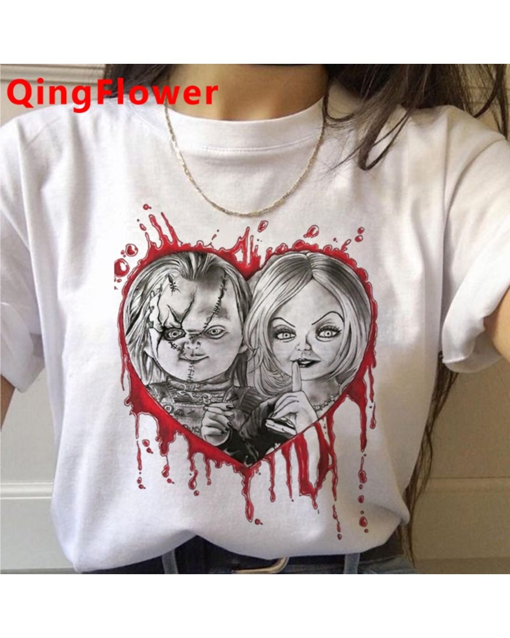 Horror Tshirt Women front-0