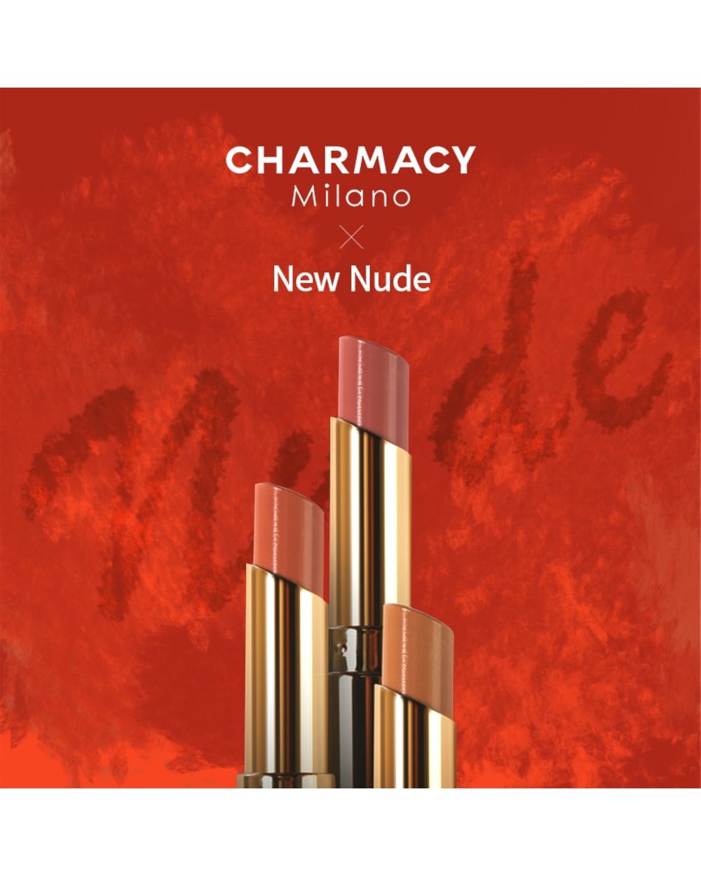 CHARMACY Nude Moist Luxury Lipstick 8 Natural Colors Easy to Wear Lip Stick Red Shimmer Lipsticks Women Beauty Cosmetic front-4