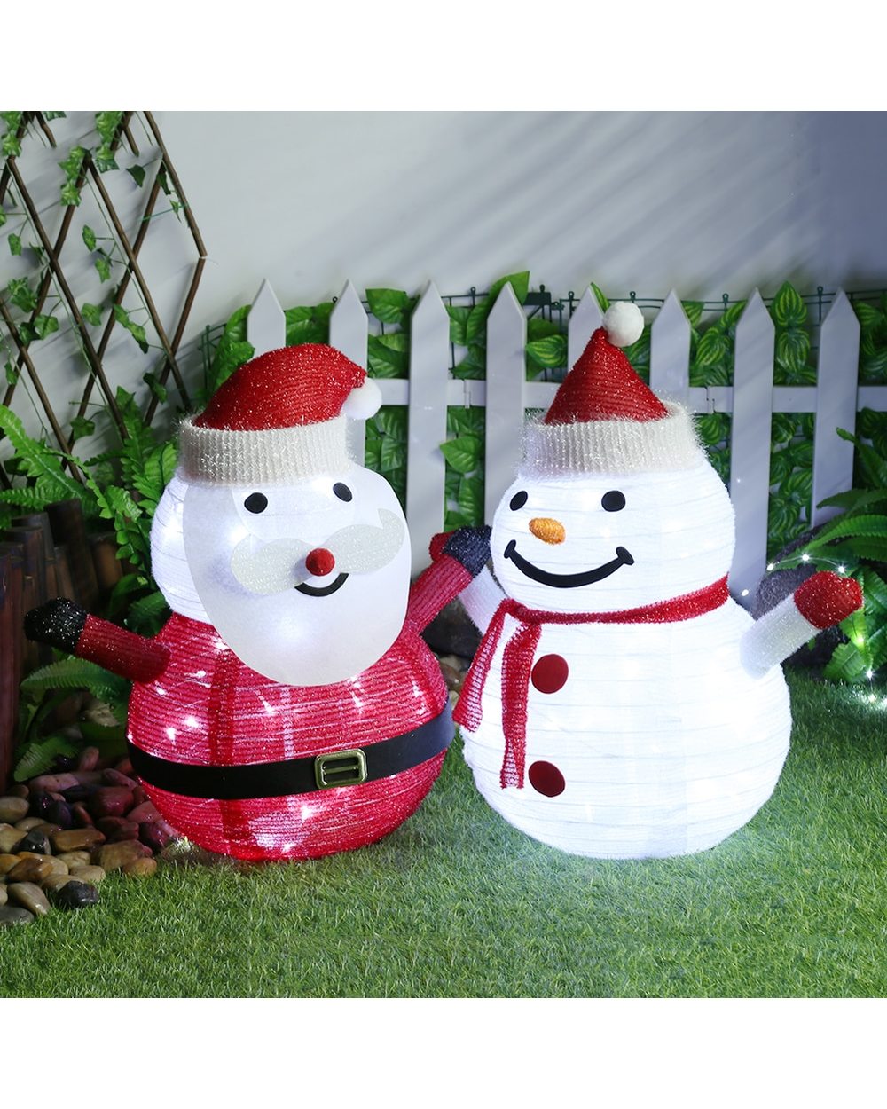 Outdoors Garden Decoration Christmas Snowman LED Lamp Home Christmas Ornaments new year 2022 Garden Landscape Lawn Lamp front-0