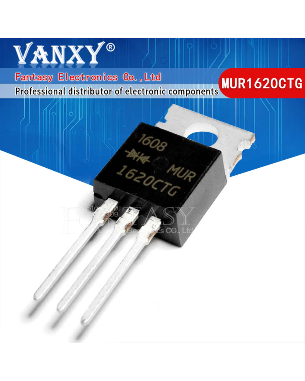 10Pcs Mur1660g To220 Mur1660ct Mur1620ctg To-220 Mur1660 1660Ct Mur1640ct Mur1640 Mur1640ctg Mur1620ct Mur1620 Mur1620c front-2