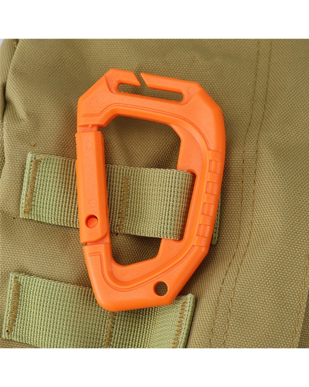 1Pcs Big D-Type Pic Steel Tactical Molle Quick Hook Hanging Buckle Clip Outdoor Camping Backpack Bag Edc Tool Accries front-1