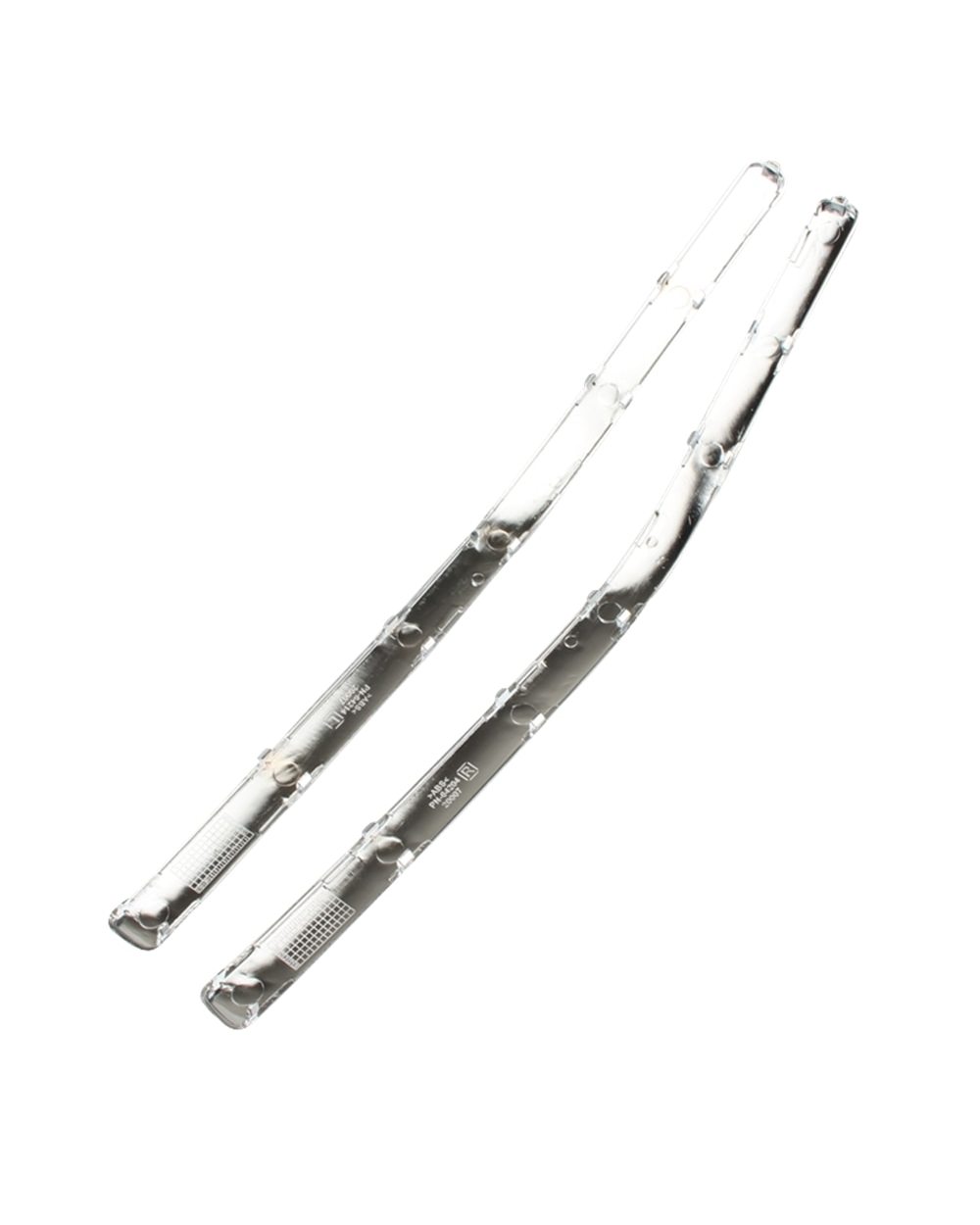 GL 1800 Side Box Trim Connecting Fairing Bow Shaped Chrome Strake Accent Decal GL1800 2001-2011 front-2
