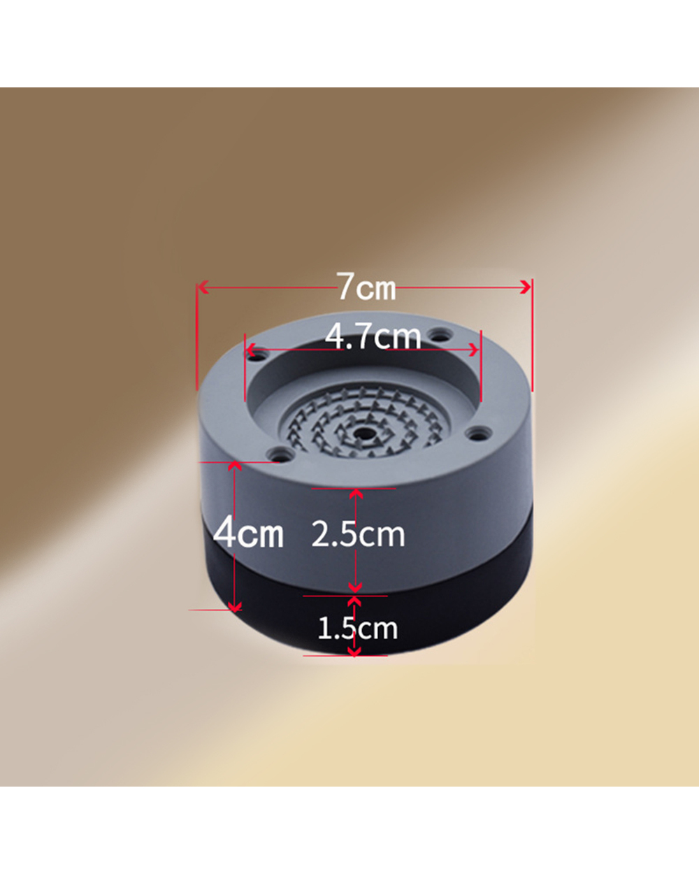 4Pcs/Set Anti-Slip And Noise-Reducing Washing Machine Feet Non-Slip Mats Refrigerator Anti-Vibration Pad Kitchen Bathro front-2