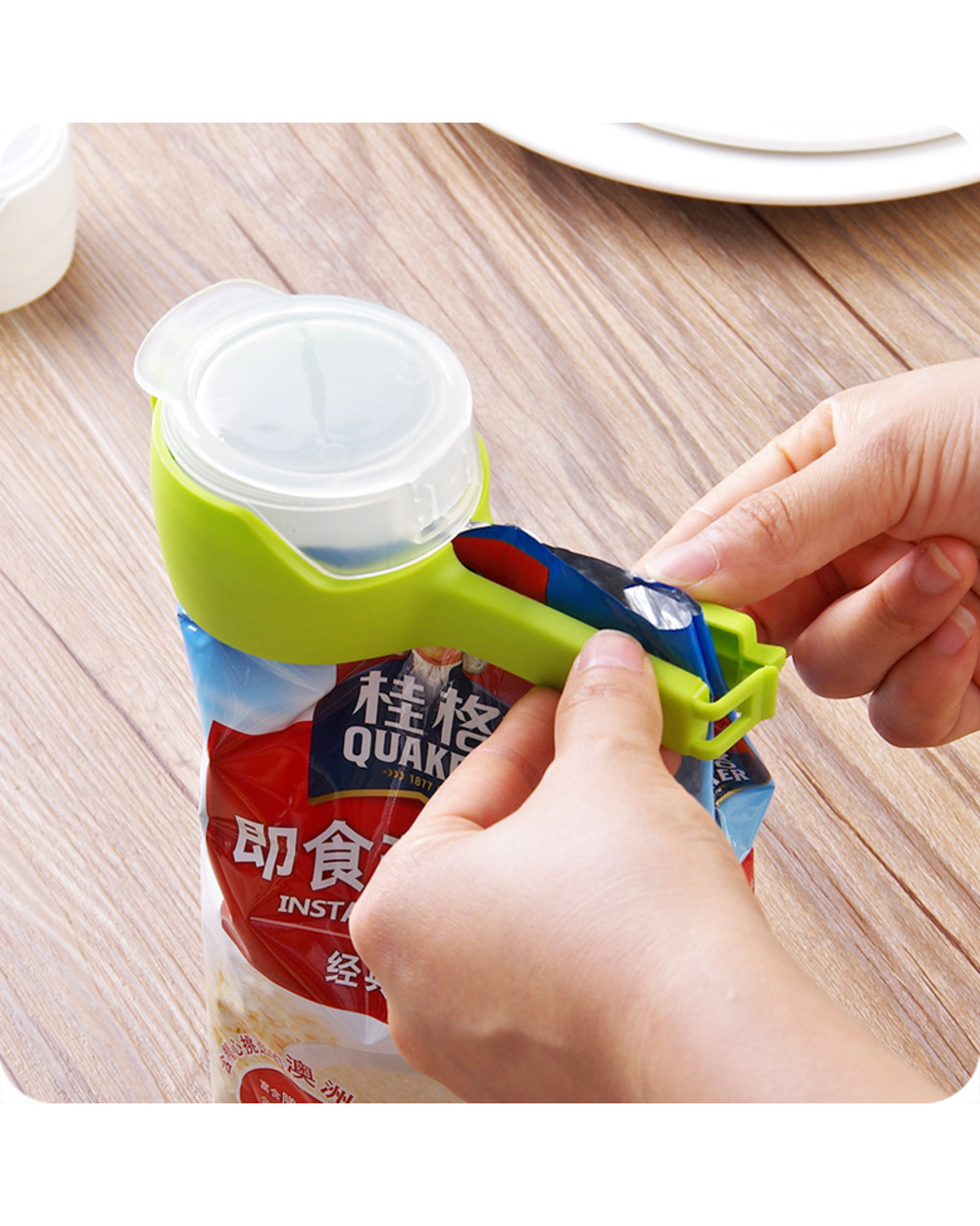 1Pcs Sealing Clip Food Storage Bag Clip Kitchen Accries Preserve Sealing Bag Clip Household Fresh Keeping Sealer Clamp front-3