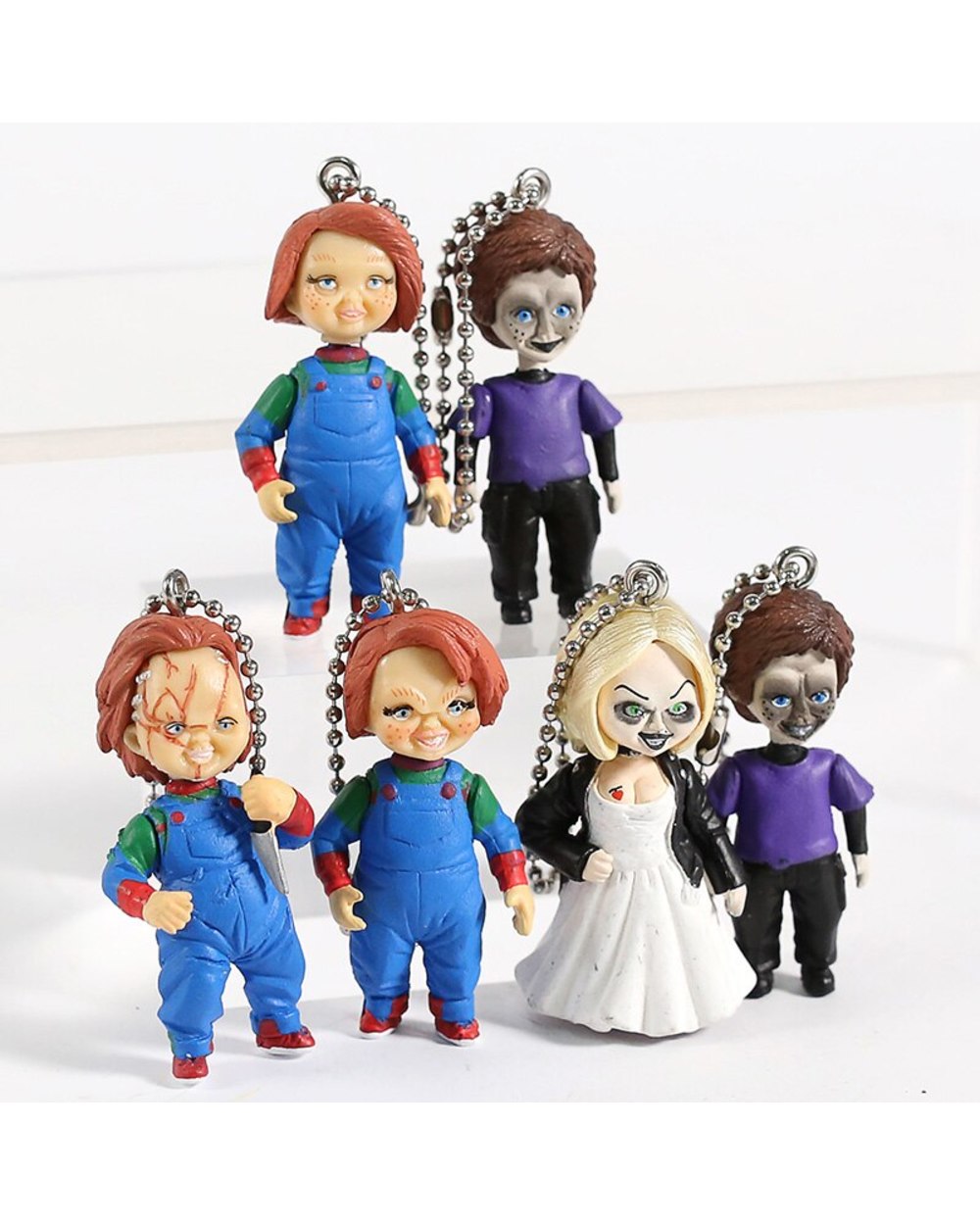 Child's Play Chucky Bride Son Doll Key B 1set(5pcs) A 1set(6pcs) Model Toy Gifts front-3