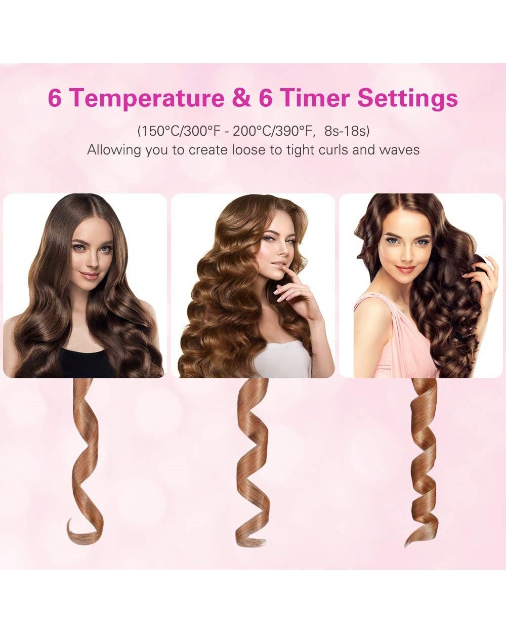 Automatic Hair Curler USB Rotating Hair Curling front-5