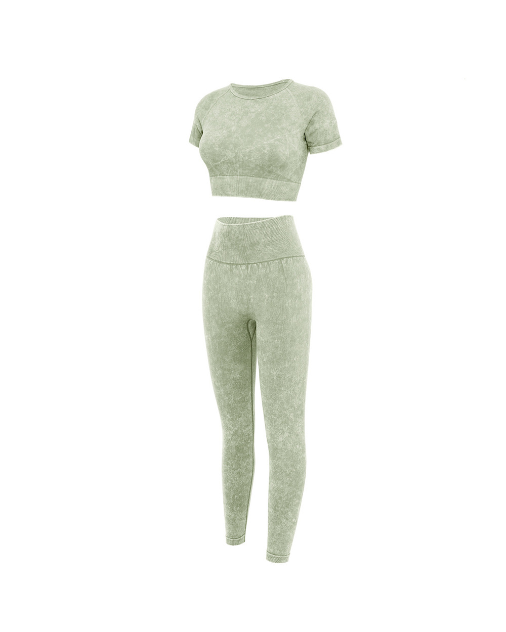 Two Piece Set Seamless Yoga Set Women Tracksuit Sportswear Sport Suit Workout Clothes Gym Clothing High Waist Leggings front-5