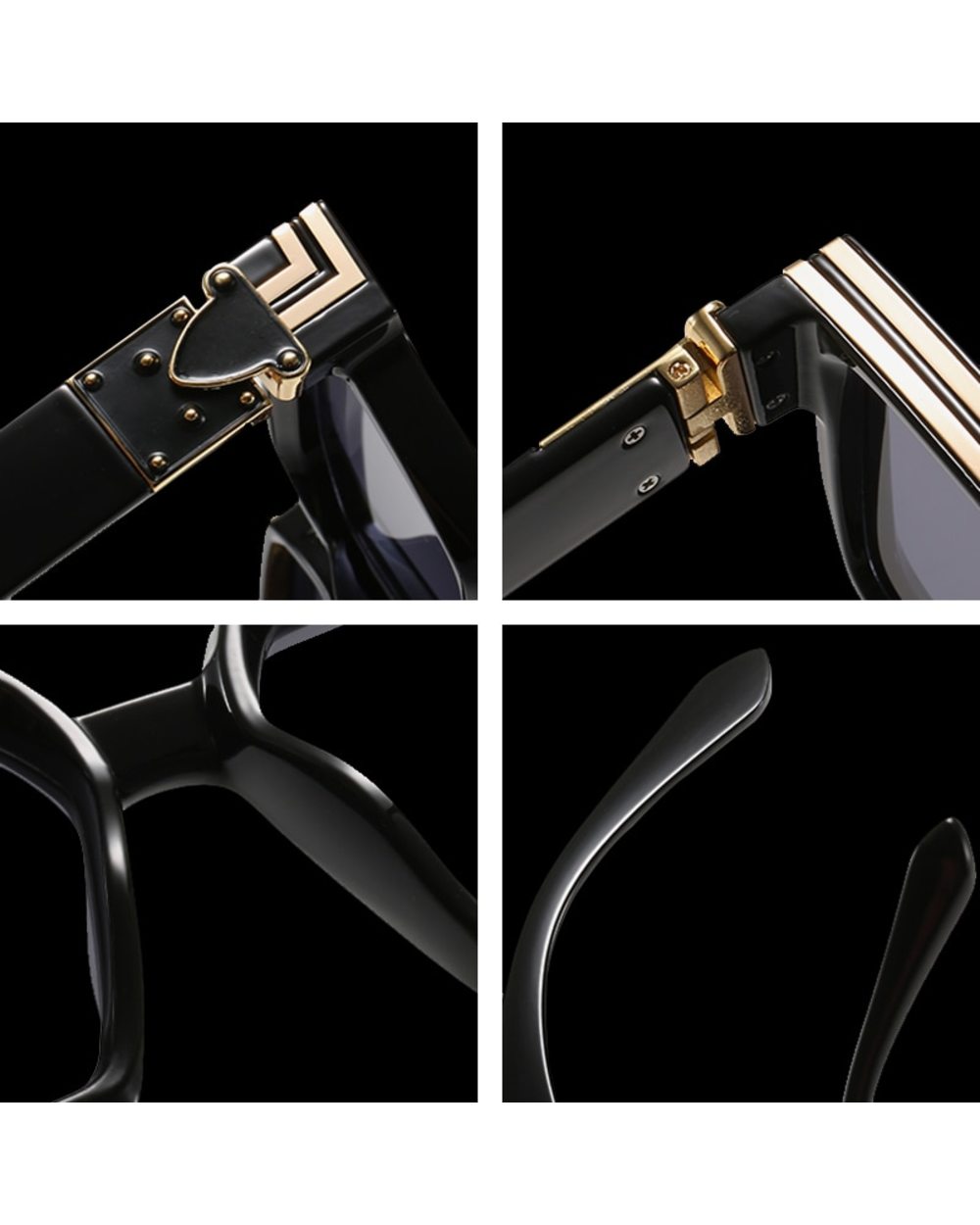 Zfycol Steampunk Sunglasses Men 2022 Luxury Brand Designer Retro Trend Sunglasses Women Square Anti-Glare Driving Glass front-4