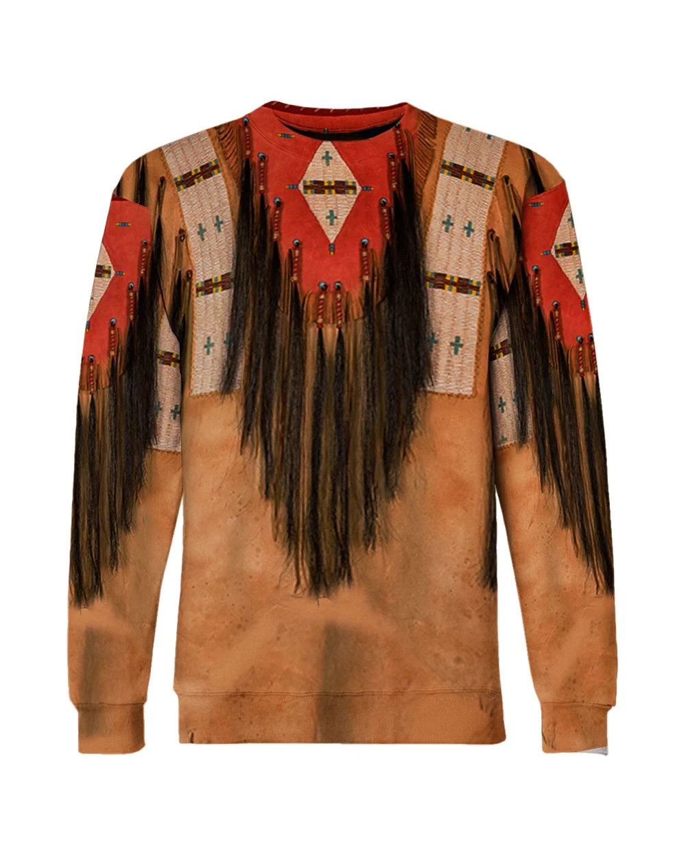 Tessffel Indian Native Harajuku Casual Colorful Tracksuit New Fashion 3Dfull Print Hoodie/Sweatshirt/Jacket VG06 front-1