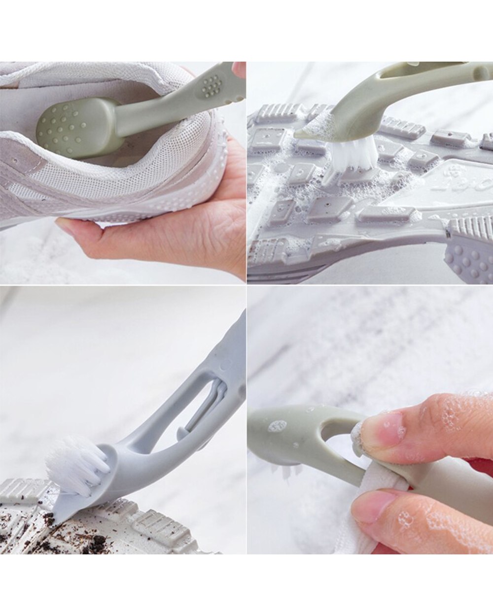Double-end Shoes Brush Cleaner Cleaning Sneaker White Shoes Cleaner Kit Multifunction Household Cleaning front-3
