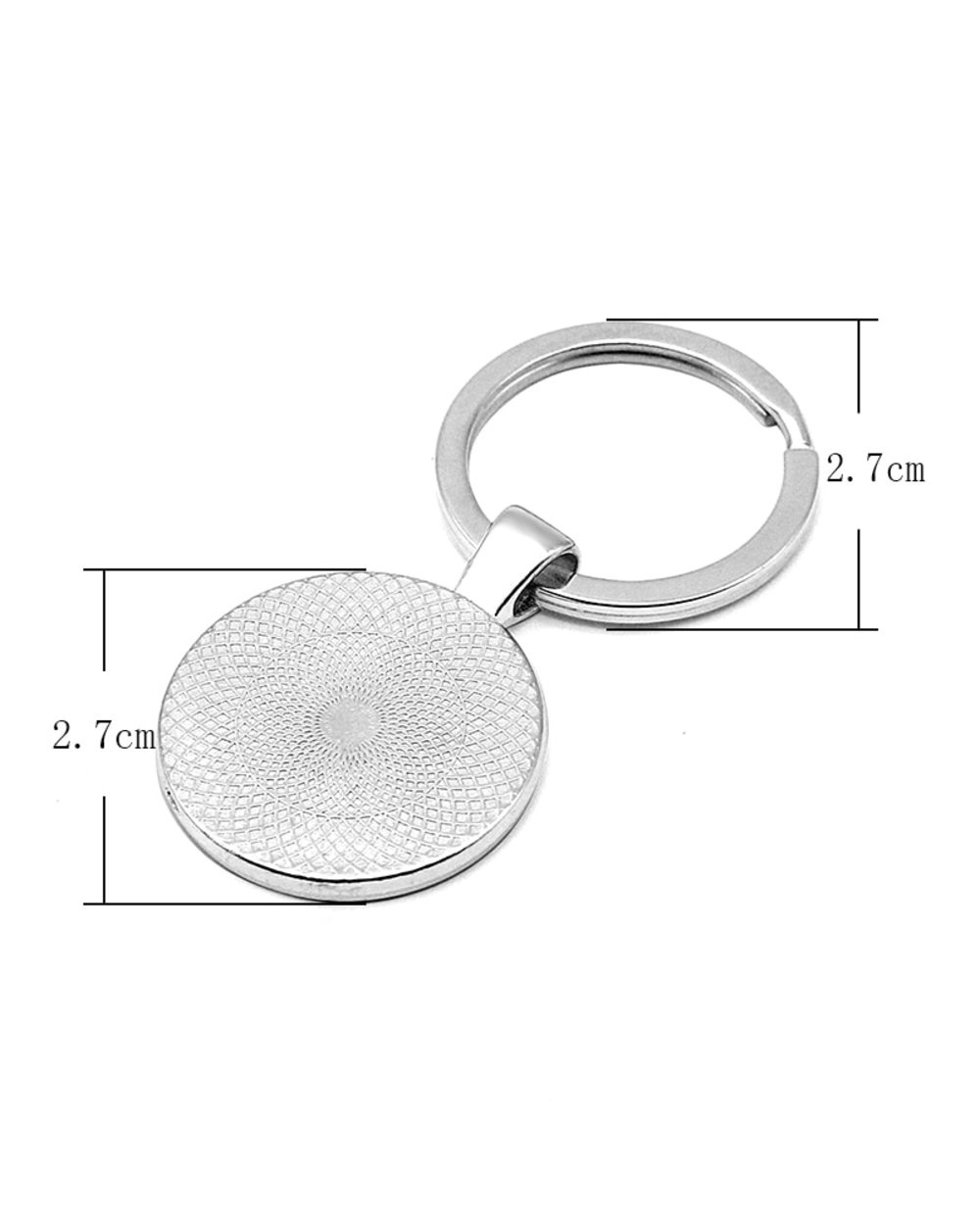 Classic Hunting Elk Design Glass Dome Charm key Chains Men Women Key Ring Jewelry Gifts front-5