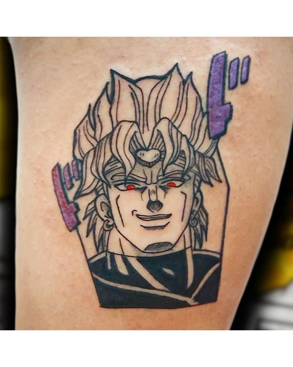 Anime Jojo Bizarre Adventure Stickers Cosplay Prop Accries Waterproof Tattoo Jojo Bizzare Adventure Sticker front-2