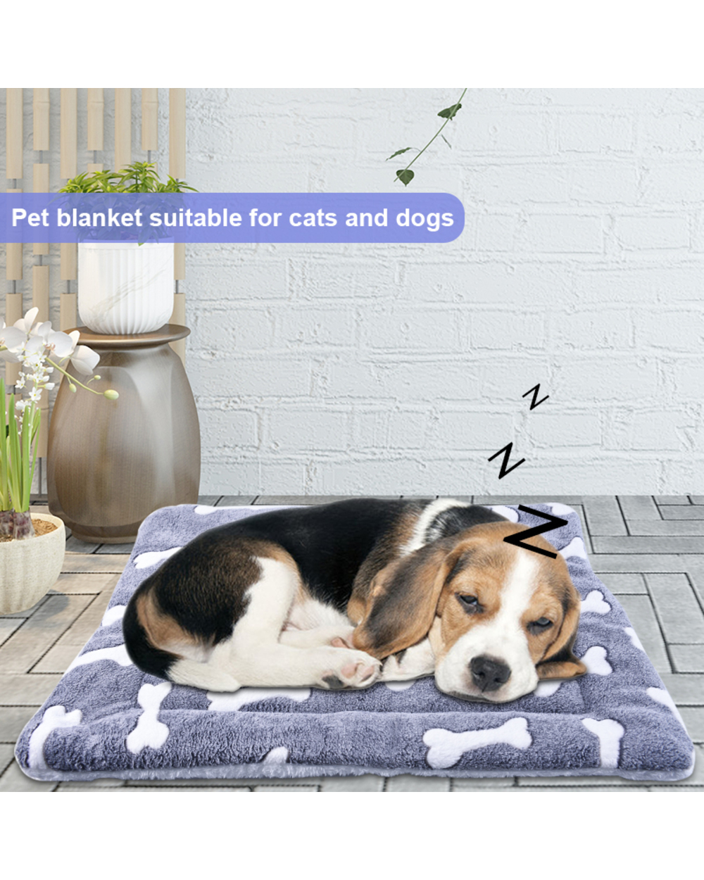 Pet Blanket Dog reusable Cat Mat Soft Pet Bed Accessories Keep Warm In Winter Pet Sleeping Mat For Sofa Warmer Pet front-1