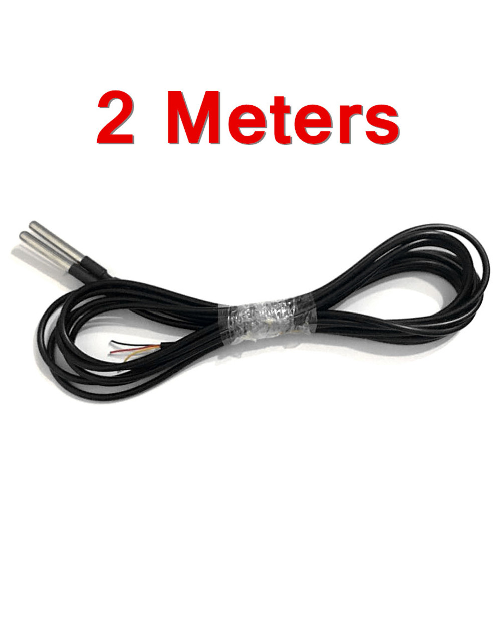 10Pcs Waterproof 18B20 Temperature Probe Temperature Sensor Stainless Steel Package 1 Meter/2Meter/3Meters Wire (Ds18b2 front-4