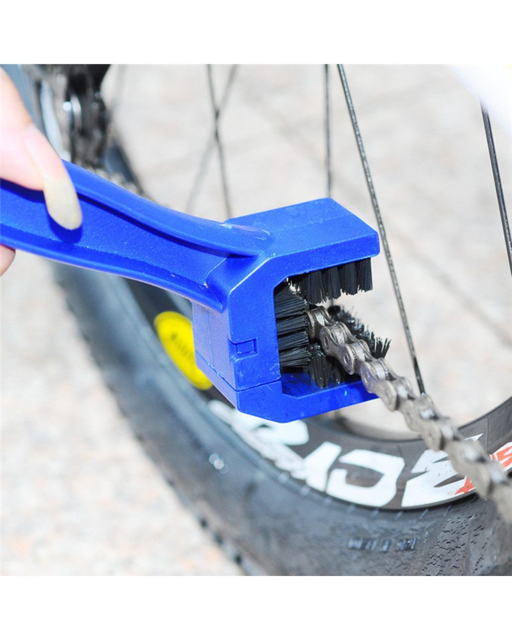 Plastic Cycling Motorcycle Brush Gear Grunge Brush Cleaner Bicycle Chain Clean Outdoor Cleaner Scrubber bisiklet Tools front-0