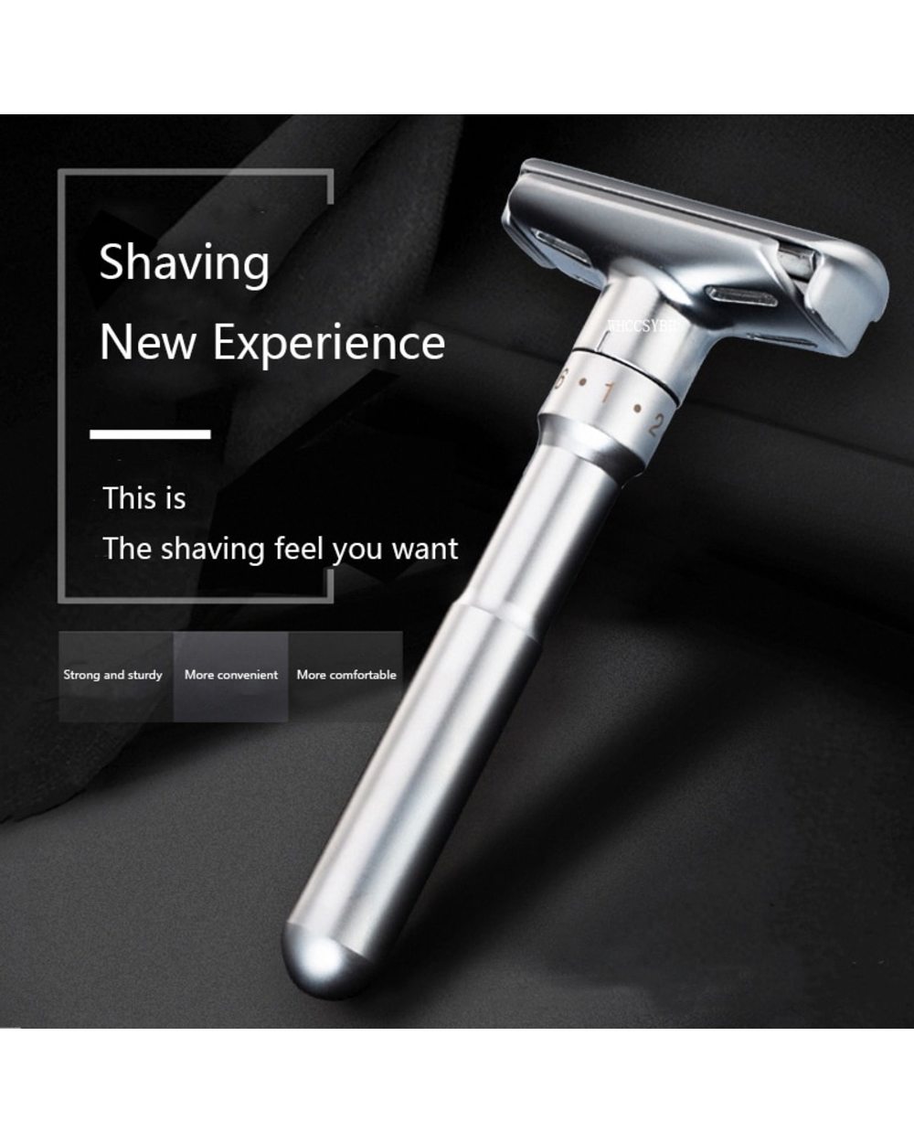 Double Edge Razor Wet Shaving For Men Women Classic Stainless Travel Metal Steel Handle Safety Double Edged Shaver Face front-0