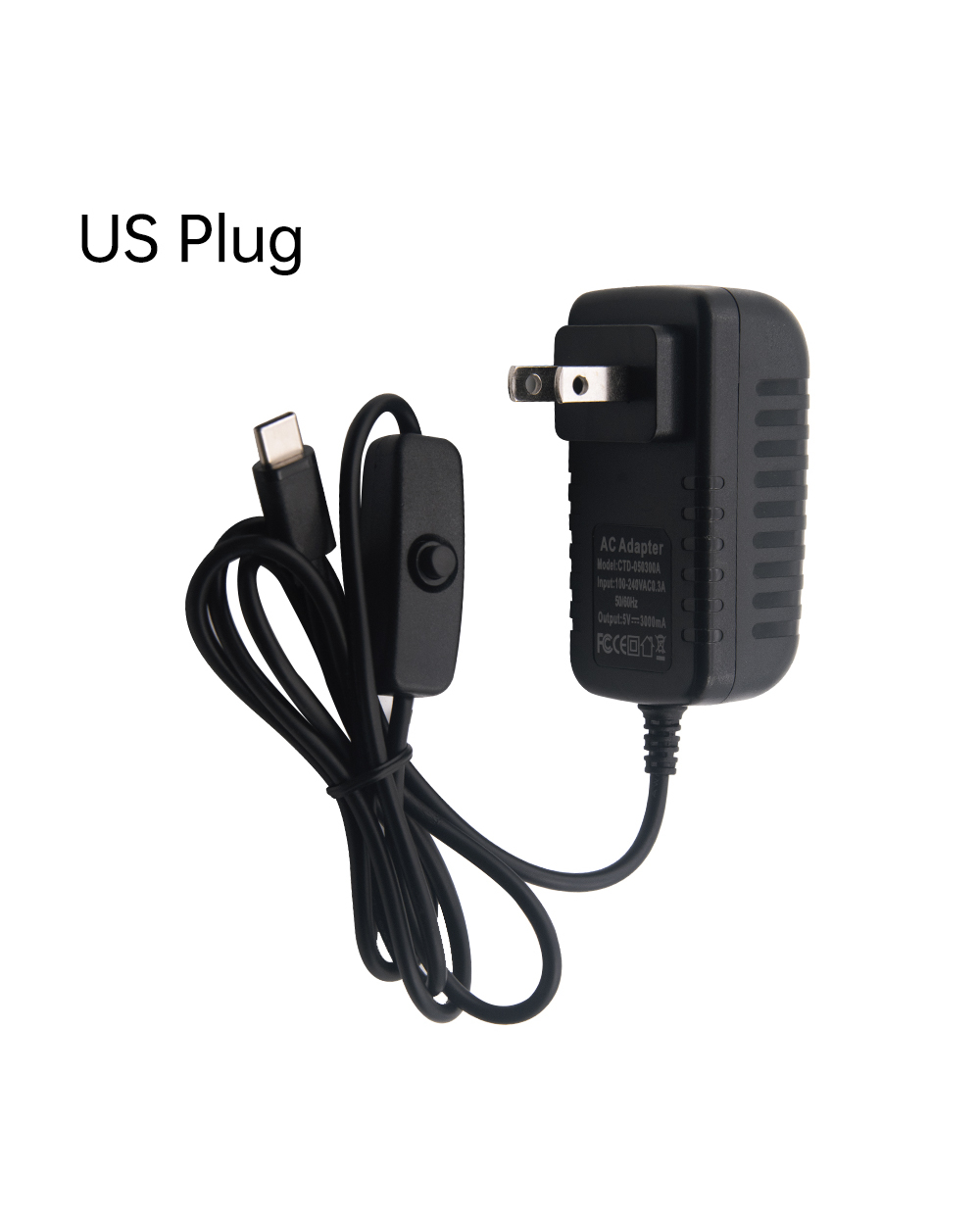 Raspberry Pi 4B Charger Power Adapter 5V3a 5V/3A 3000Ma Usb Type-C Charger Psu Power Supply Power Source Unit Switch S front-4