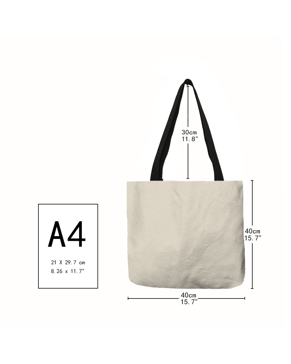 Creative Bulldog Terrier Print Tote Bag Women Handbags Eco Linen Traveling school Bags front-1