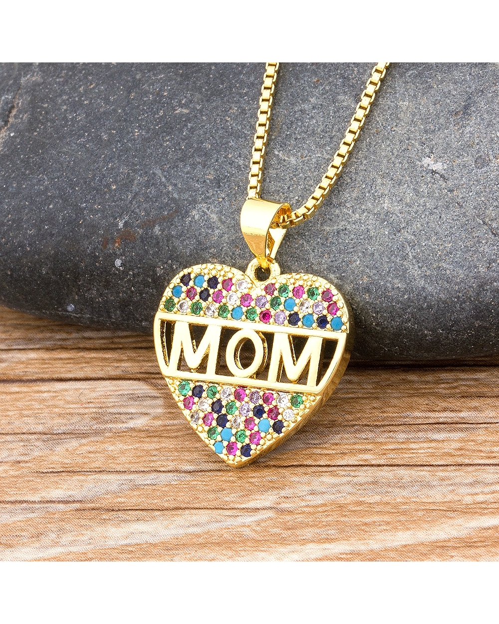 Necklace Pendant For Mom front-3